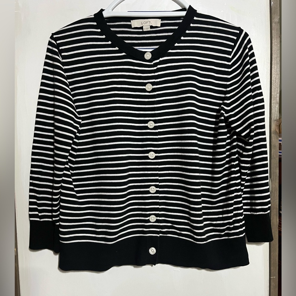 Loft stripe sweater Size M